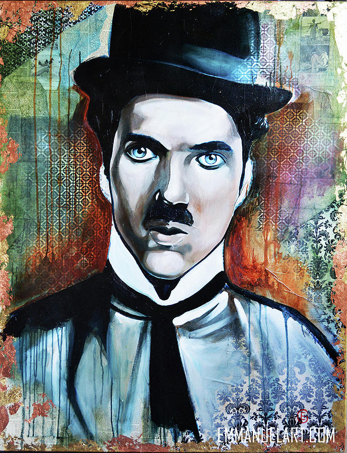 Chaplin #1 Painting by Emmanuel Gonzales