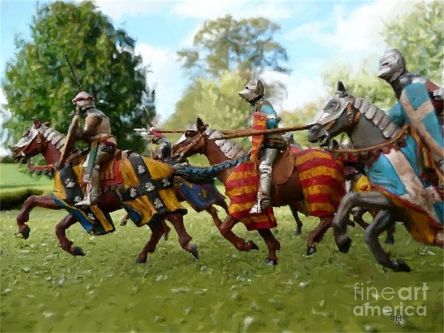 medieval charge painting