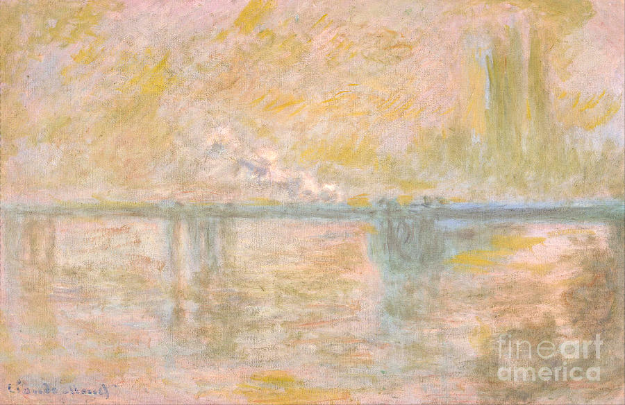 Charing Cross Bridge In London By Claude Monet