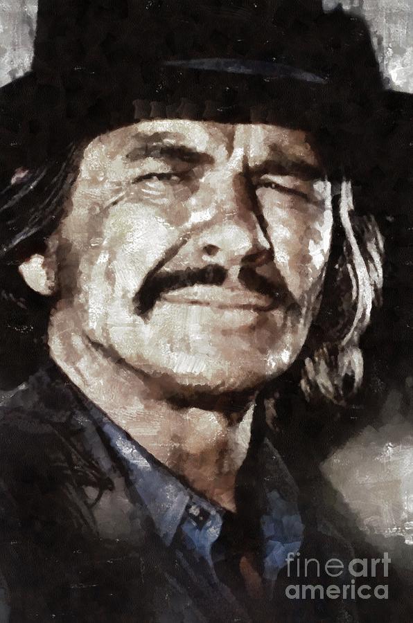 Charles Bronson, Actor Painting by Esoterica Art Agency