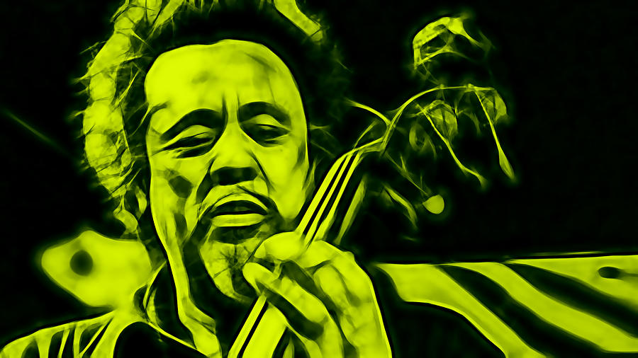 Charles Mingus Collection #1 Mixed Media by Marvin Blaine
