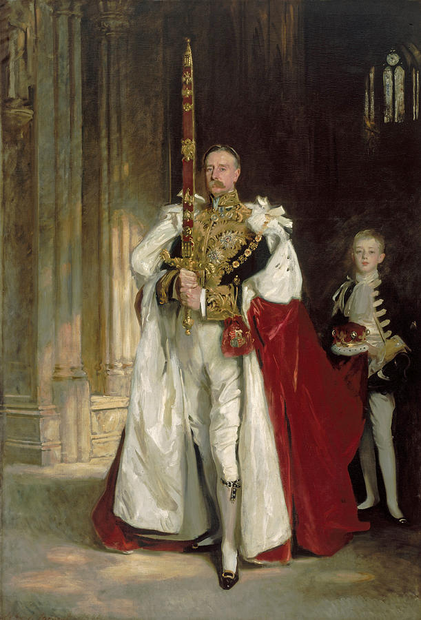 Charles Stewart Sixth Marquess of Londonderry Painting by John Singer Sargent