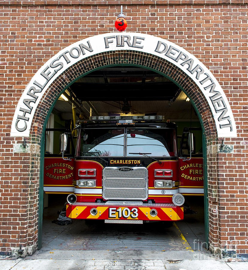 Charleston Fire Department #1 Photograph by David Oppenheimer