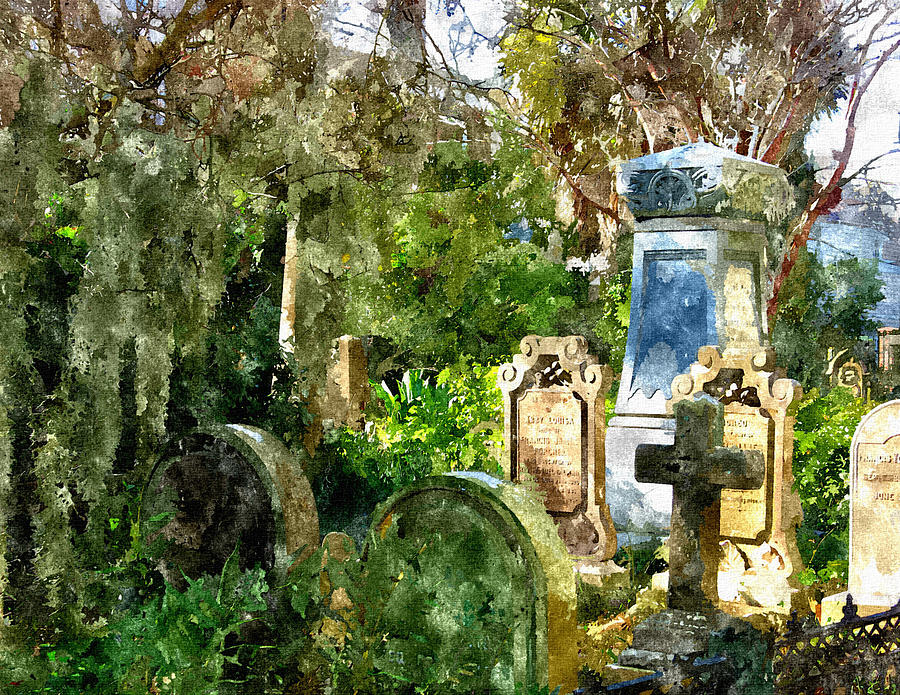 Charleston Graveyard #1 Photograph by Pat Moore