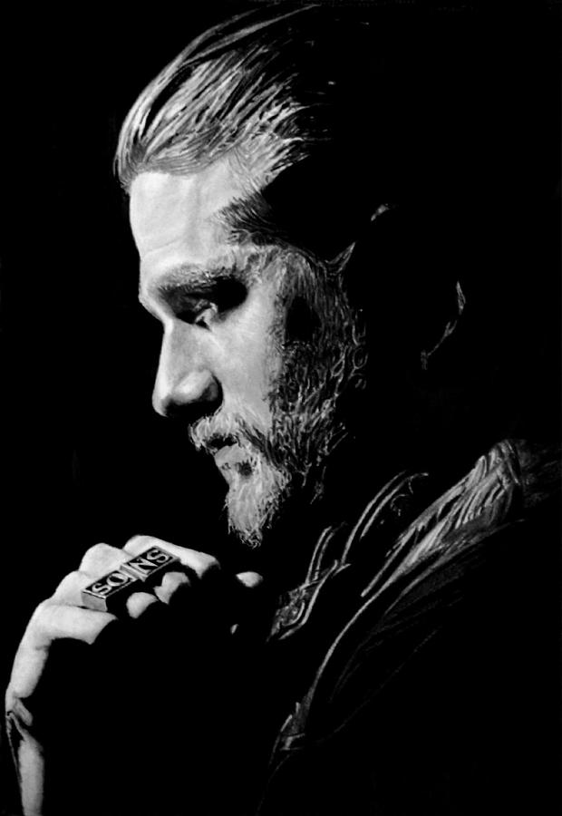 Charlie Hunnam Drawing by Stan Antonio - Fine Art America