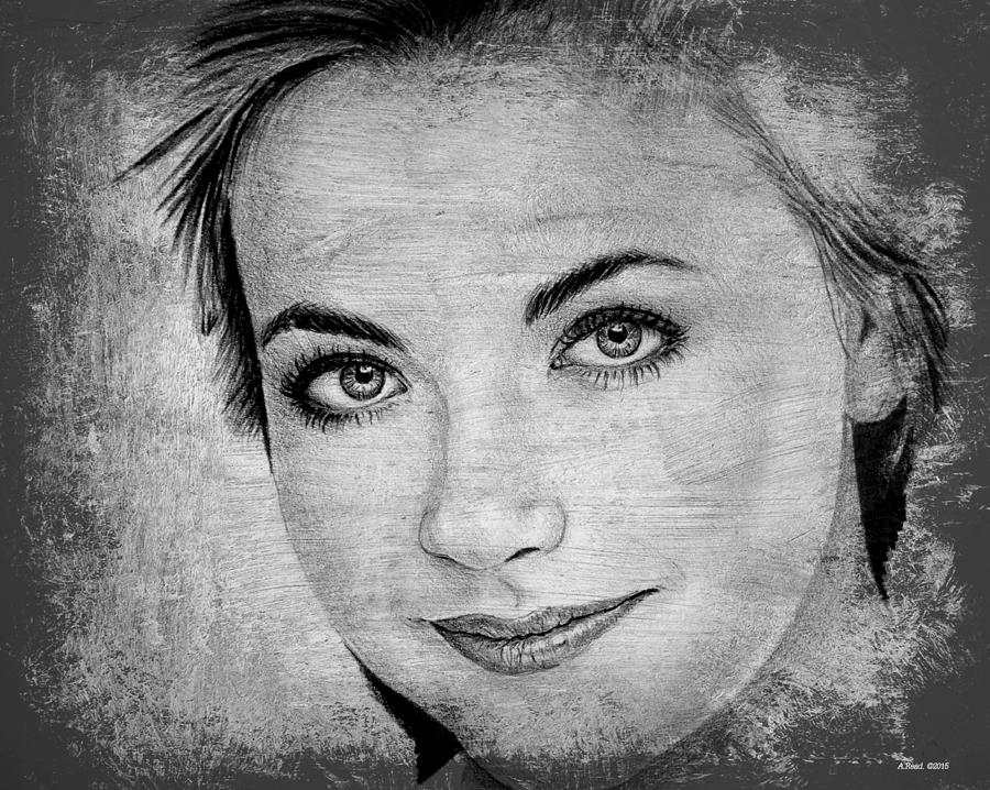 Charlotte Church #2 Drawing by Andrew Read