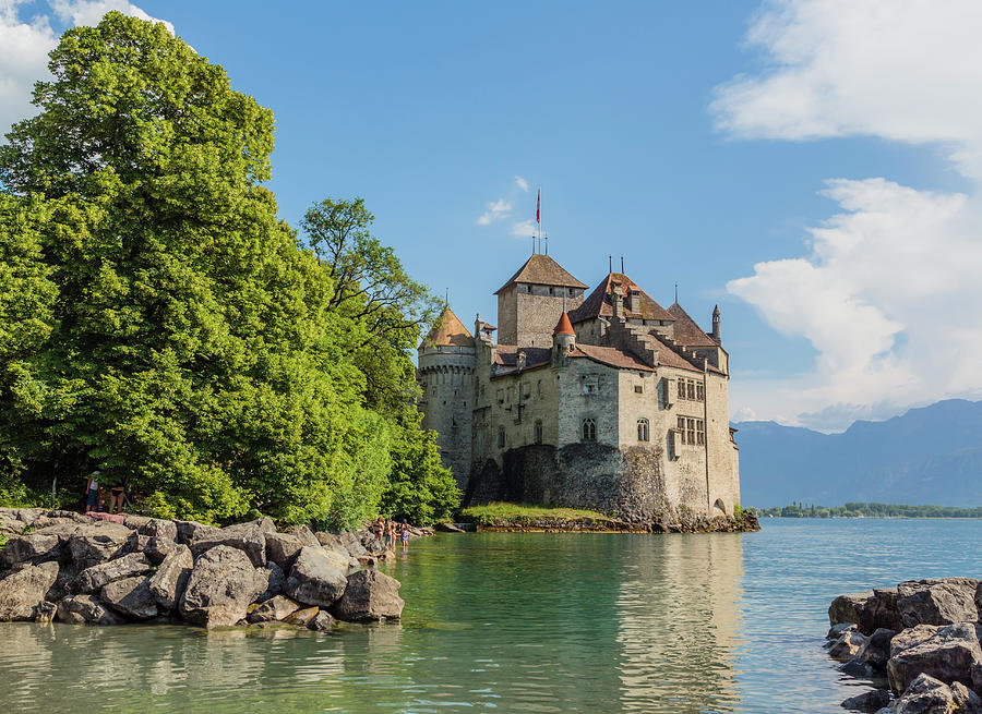 Chateau de Chillon, Switzerland Photograph by Ken Welsh