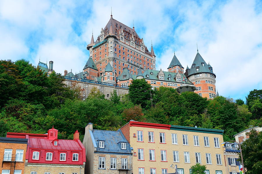 Chateau Frontenac in the day  #1 Photograph by Songquan Deng