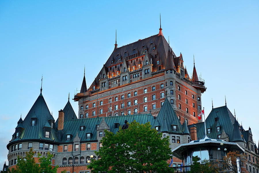 Chateau Frontenac #1 Photograph by Songquan Deng