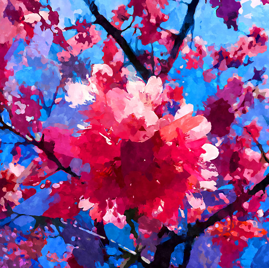 Cherry Blossom #1 Painting by Chris Butler