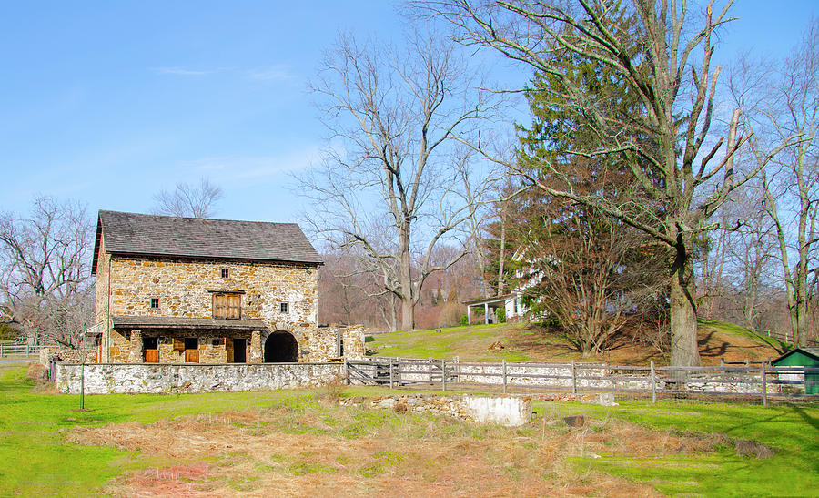 Chester County Pa - Old Stone Barn #1 Photograph by Bill Cannon