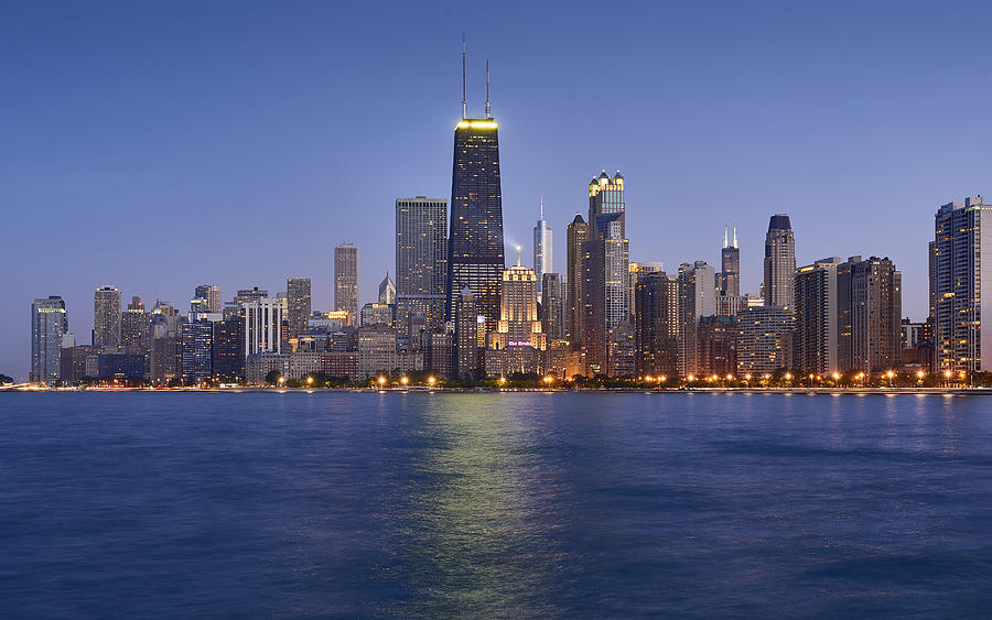 Chicago From North Avenue Beach Photograph