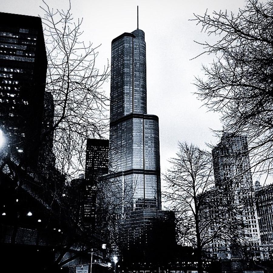 Chicago Photograph - #chicago #trumptower #1 by Shane Stewart