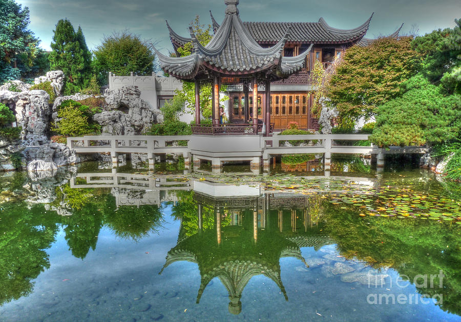 China Garden #1 Photograph by David Bearden