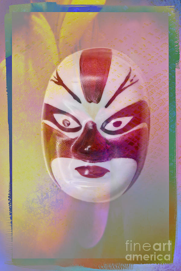 Chinese porcelain mask #1 Photograph by Heiko Koehrer-Wagner
