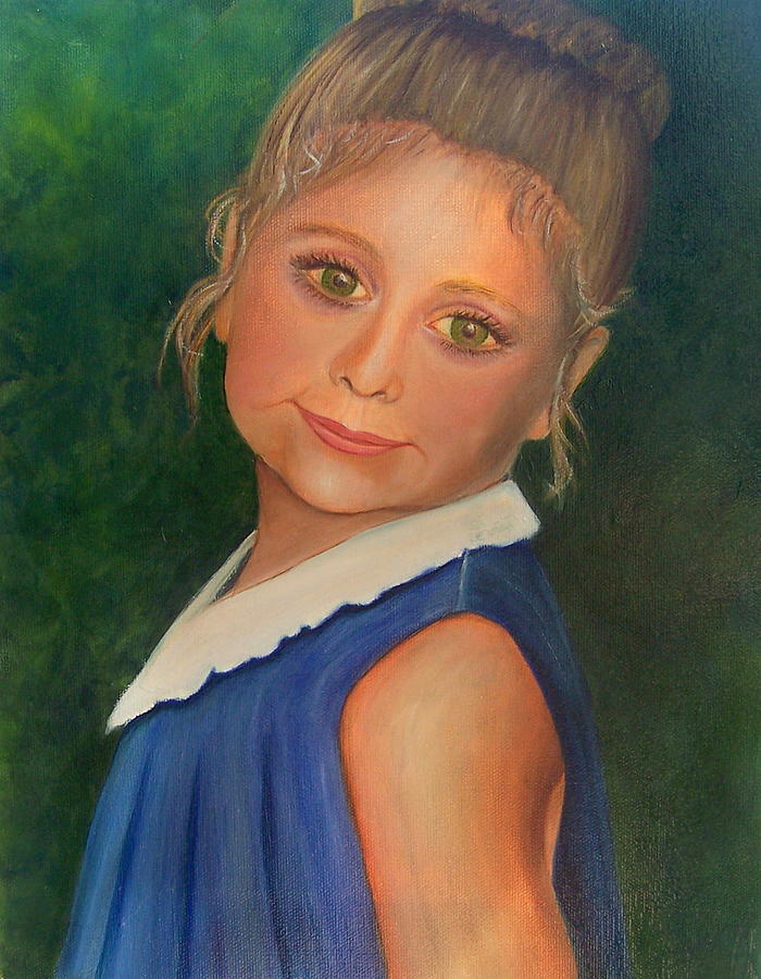 Chloe #1 Painting by Susan Dehlinger