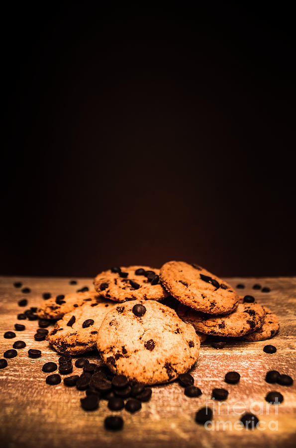 Choc Chip Biscuits #1 Photograph by Jorgo Photography