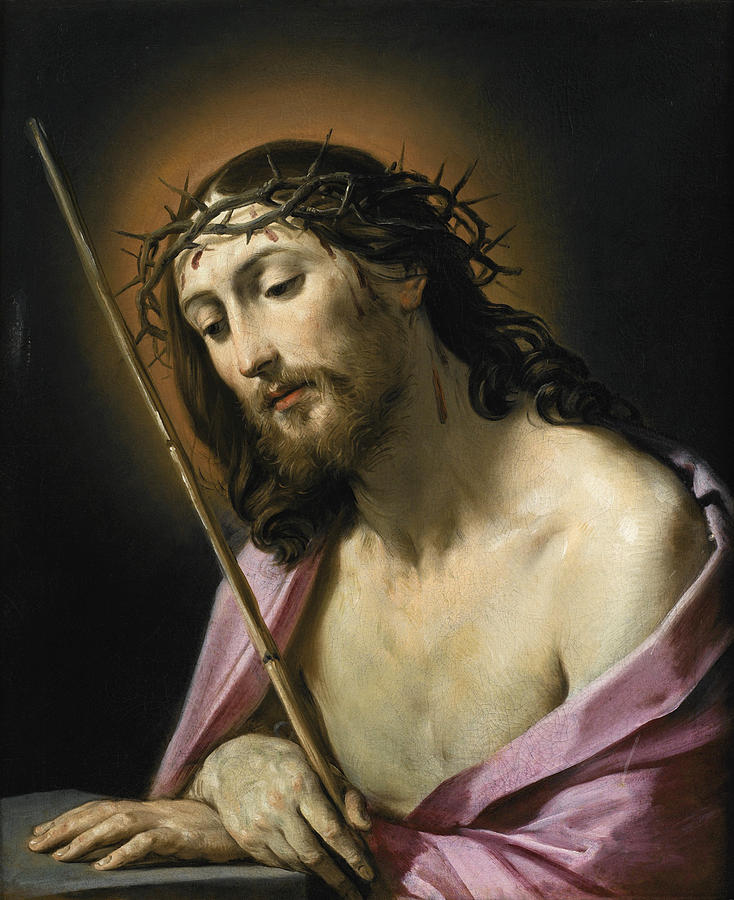 Christ as Ecce Homo #2 Painting by Guido Reni