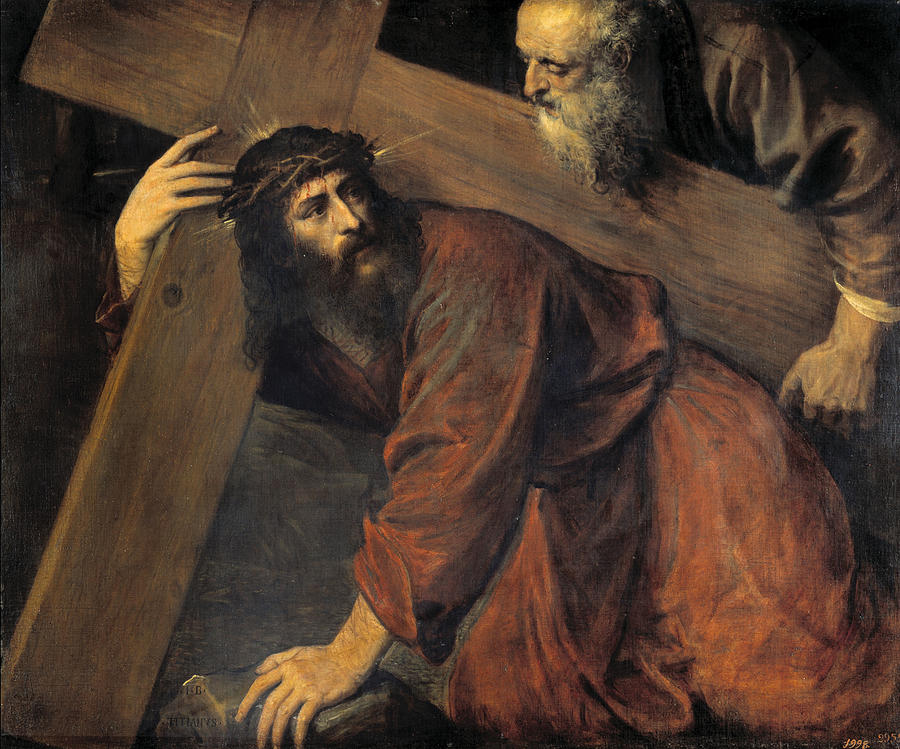 Titian Painting - Christ on the Way to Calvary #1 by Titian