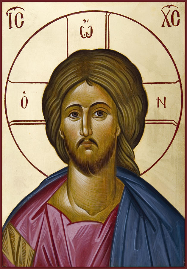 Christ Pantokrator #1 Painting by Julia Bridget Hayes - Fine Art America