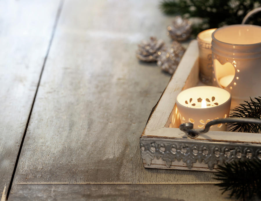 Christmas candles Photograph by Natalia Klenova Fine Art America