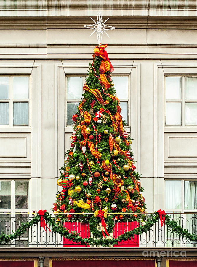 Christmas On The Balcony Photograph By Frances Ann Hattier