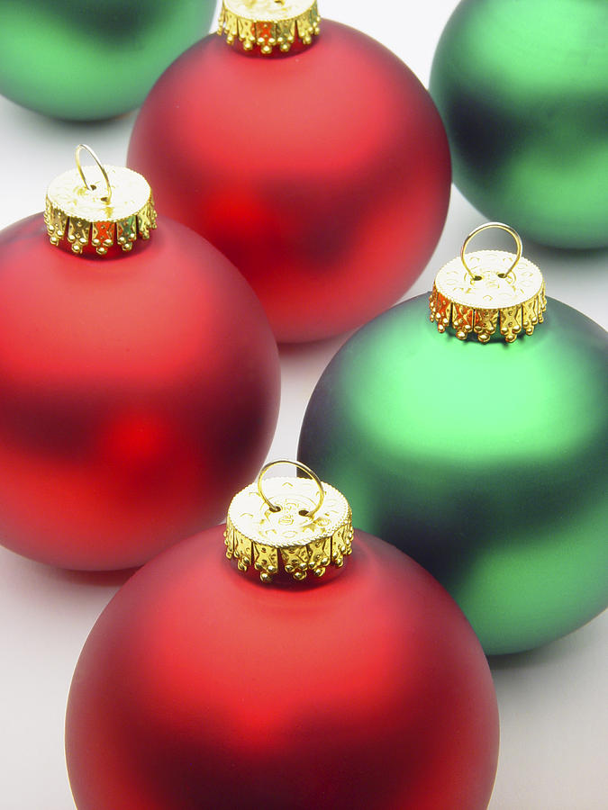 Christmas Ornaments #1 Photograph by Douglas Pulsipher