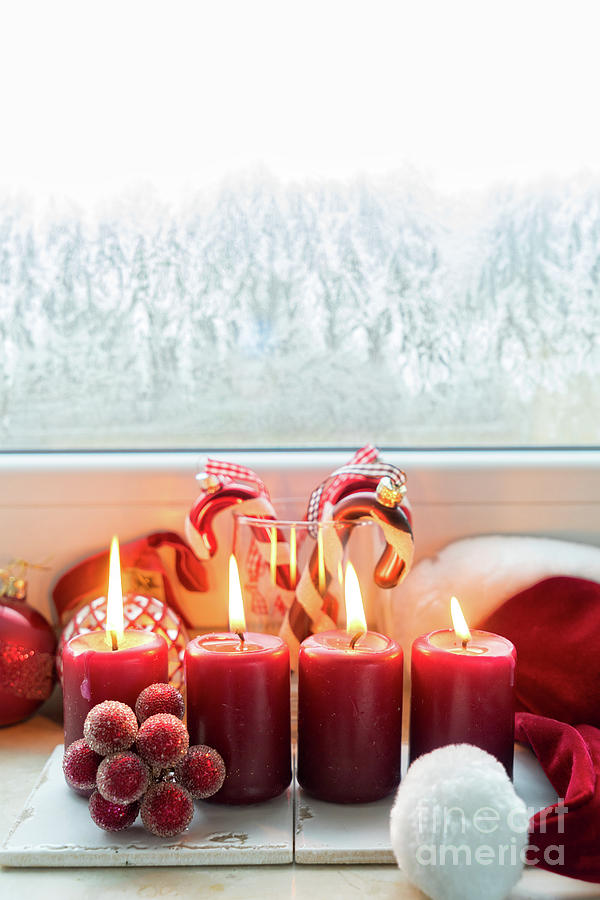 Advent Candles Photograph by Anastasy Yarmolovich