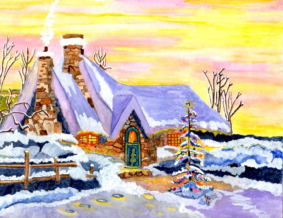 Christtmas Eve                   #1 Painting by Connie Valasco
