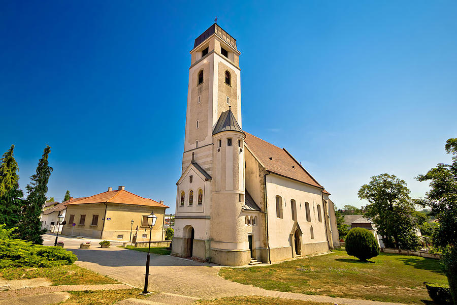 Church of Holy cross in Krizevci #1 Photograph by Brch Photography