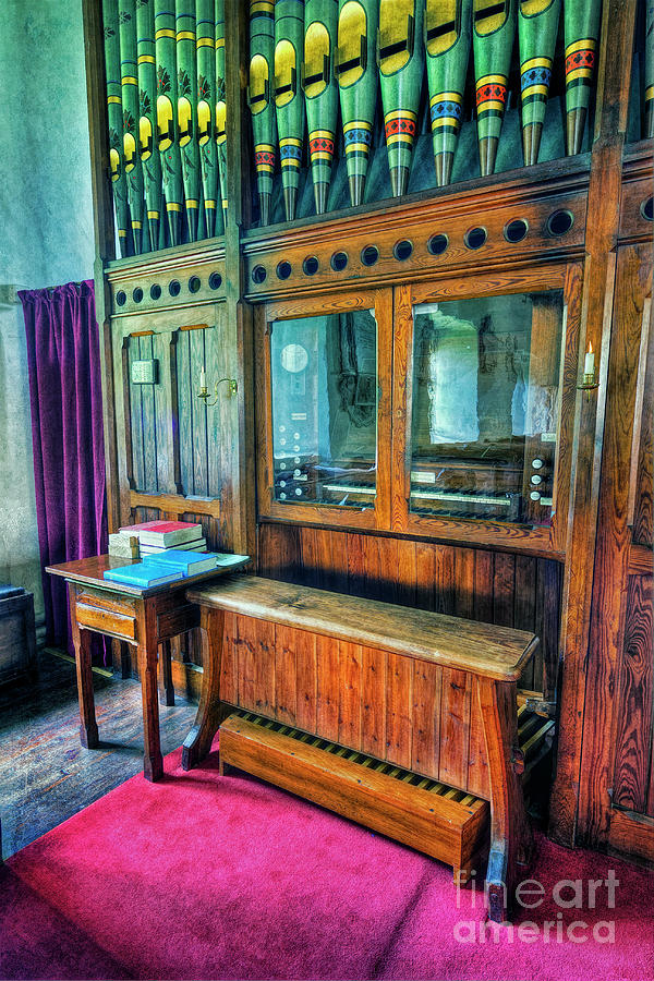 Church Organ #1 Photograph by Ian Mitchell