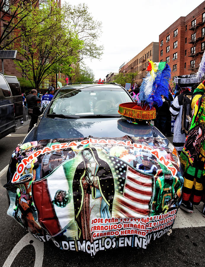 Cinco de Mayo Parade NYC 2018 Decorated Car #1 Photograph by Robert Ullmann