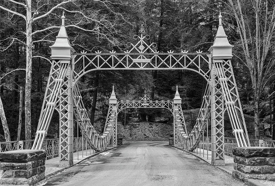Bridge Photograph - Cinderella Bridge, Millcreek Park #1 by David Pilasky
