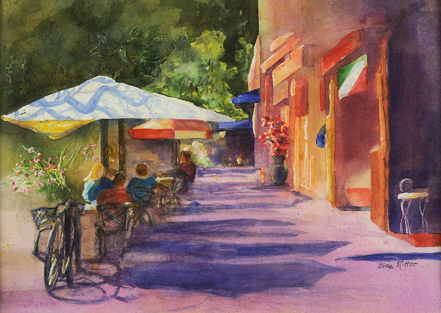 Cindys Cafe #1 Painting by Elise Ritter