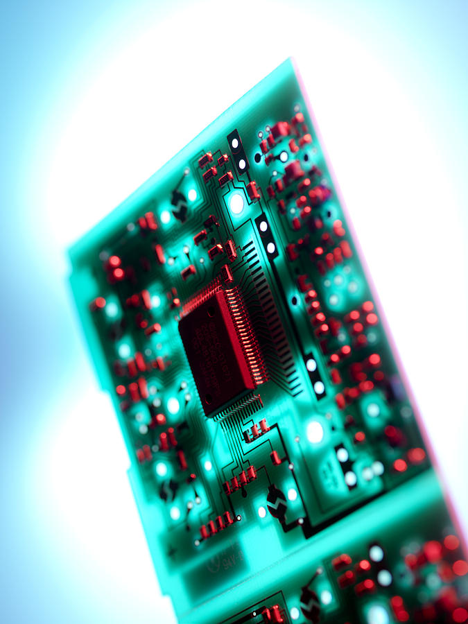 Device Photograph - Circuit Board #1 by Tek Image