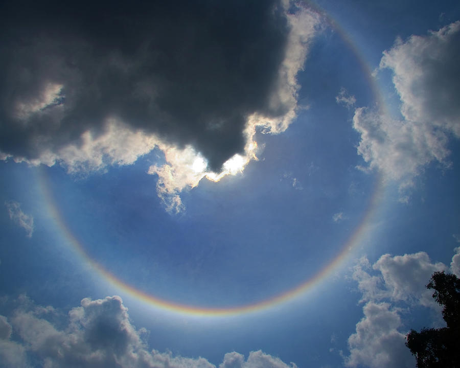 Nature Photograph - Circular Rainbow #1 by David Coblitz