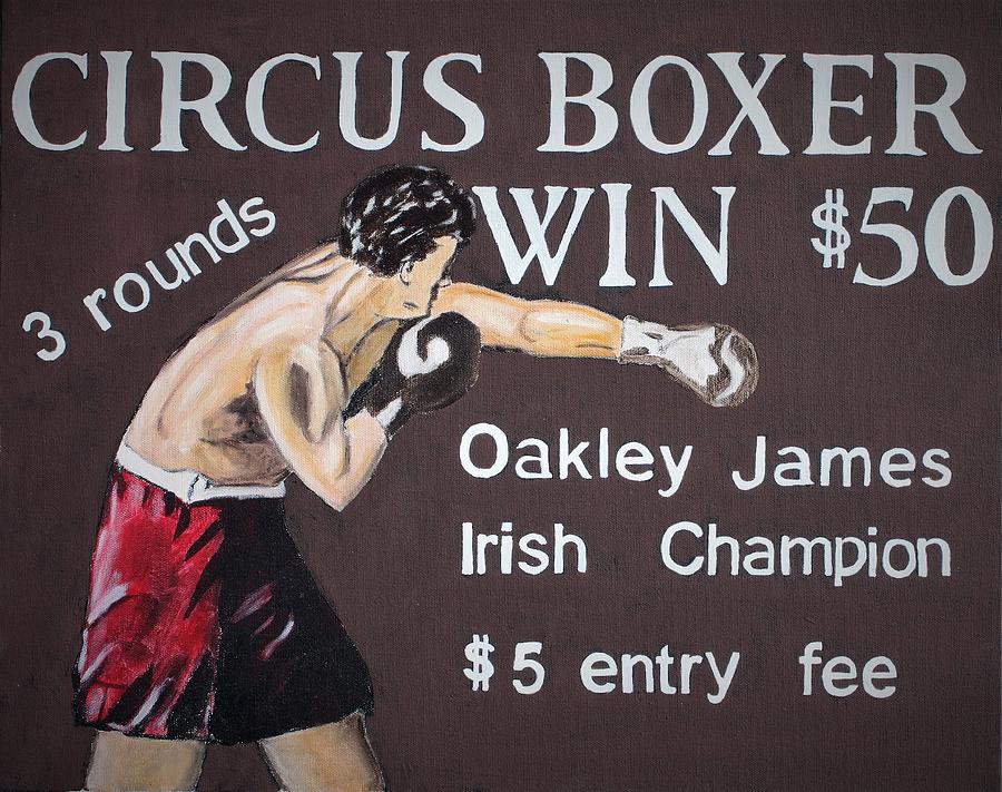 Circus Boxer 2 #1 Painting by Ralph LeCompte
