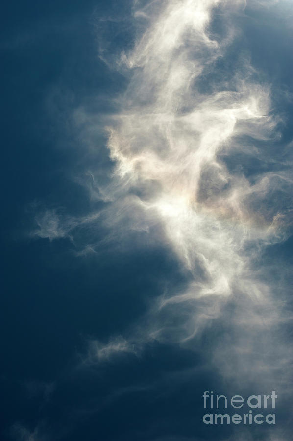 Cirrus clouds with Nature Patterns  #1 Photograph by Jim Corwin