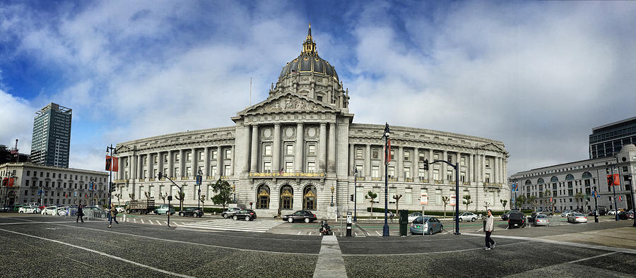 San Francisco Photograph - City Hall #1 by Nancy Ingersoll