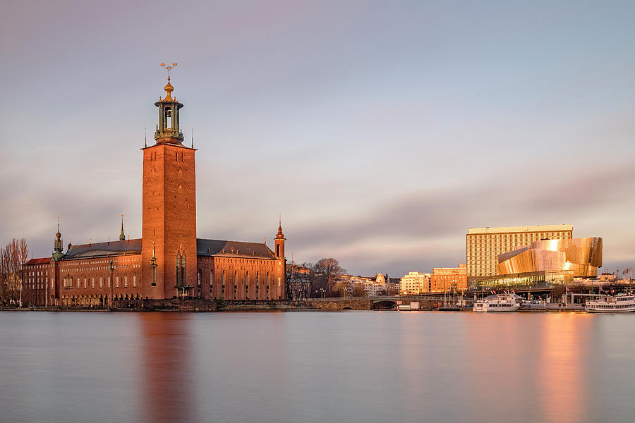 City Photograph - city hall - Stockholm #1 by Joana Kruse