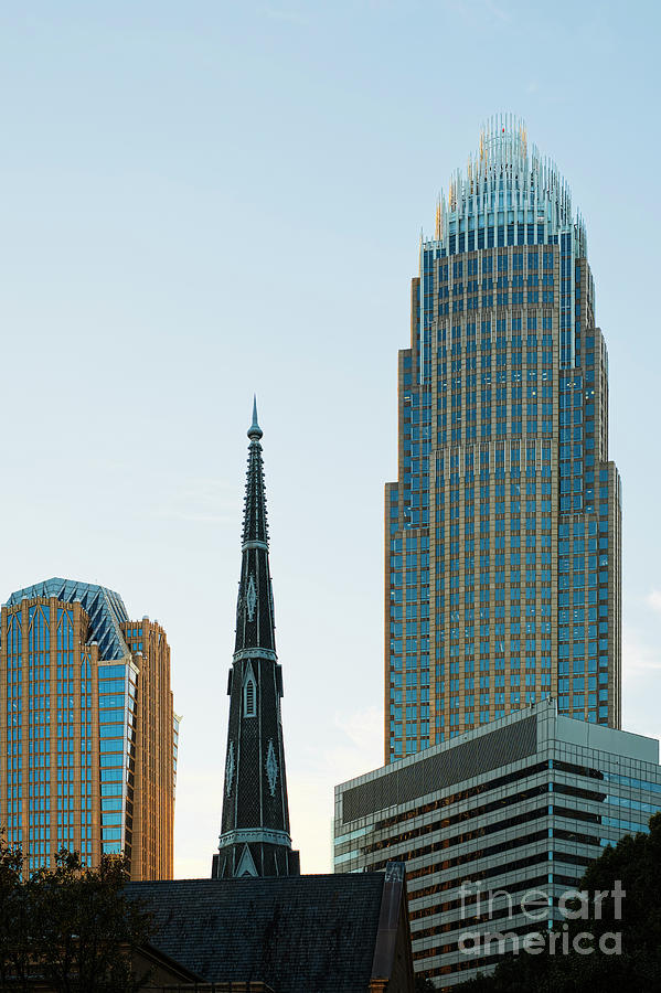 City of Charlotte, NC architecture Photograph by Patrick Lynch Fine