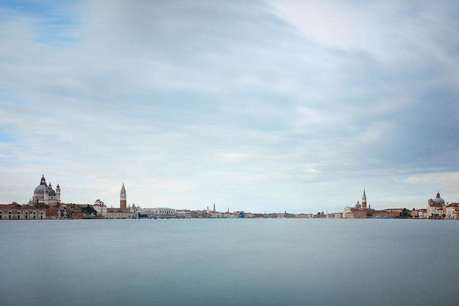 City skyline of Venice long exposure #1 Photograph by Songquan Deng