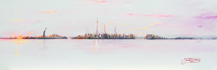 City Sunset #1 Painting by Jack Diamond