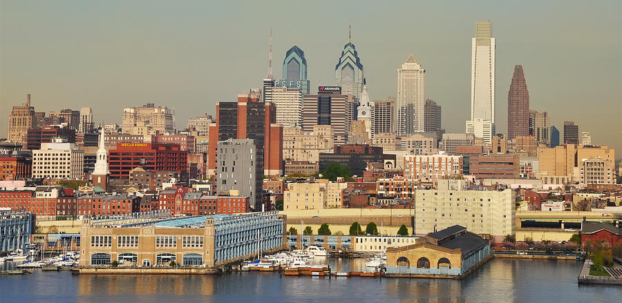 Cityscape - Philadelphia #1 Photograph by Bill Cannon