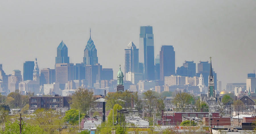 Cityscape - Philadelphia Pennsylvania #1 Photograph by Bill Cannon