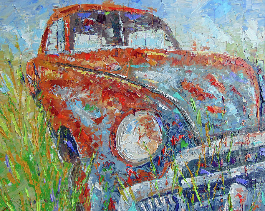 Classic car #2 Painting by Frederic Payet