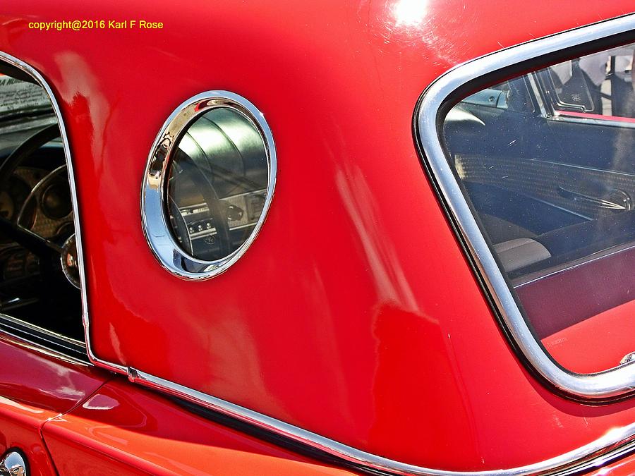 Classic car window Photograph by Karl Rose - Fine Art America