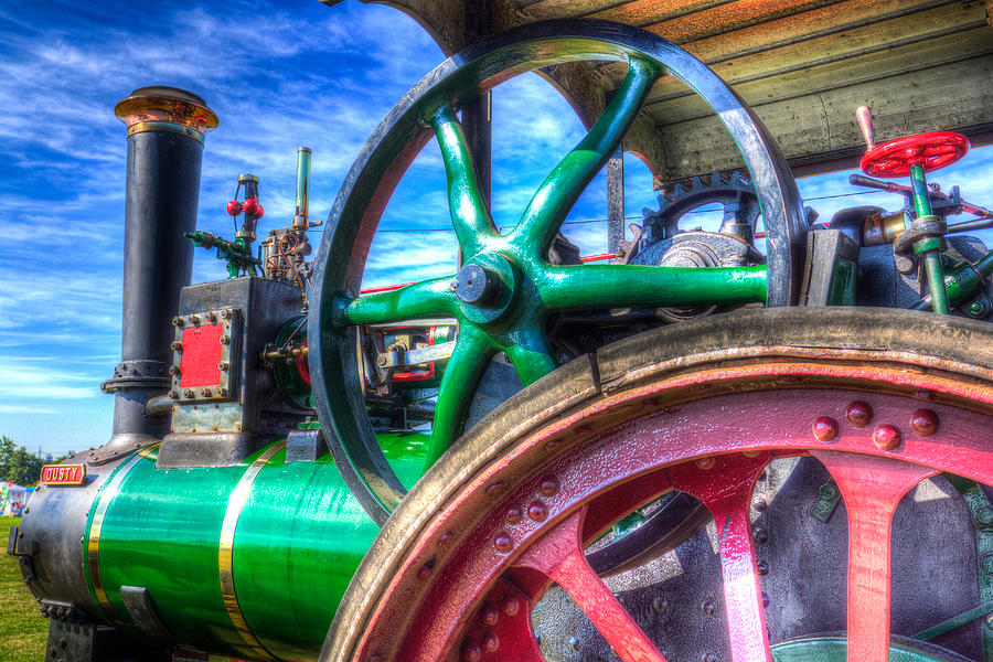 Clayton and Shuttleworth Traction engine #1 Photograph by David Pyatt