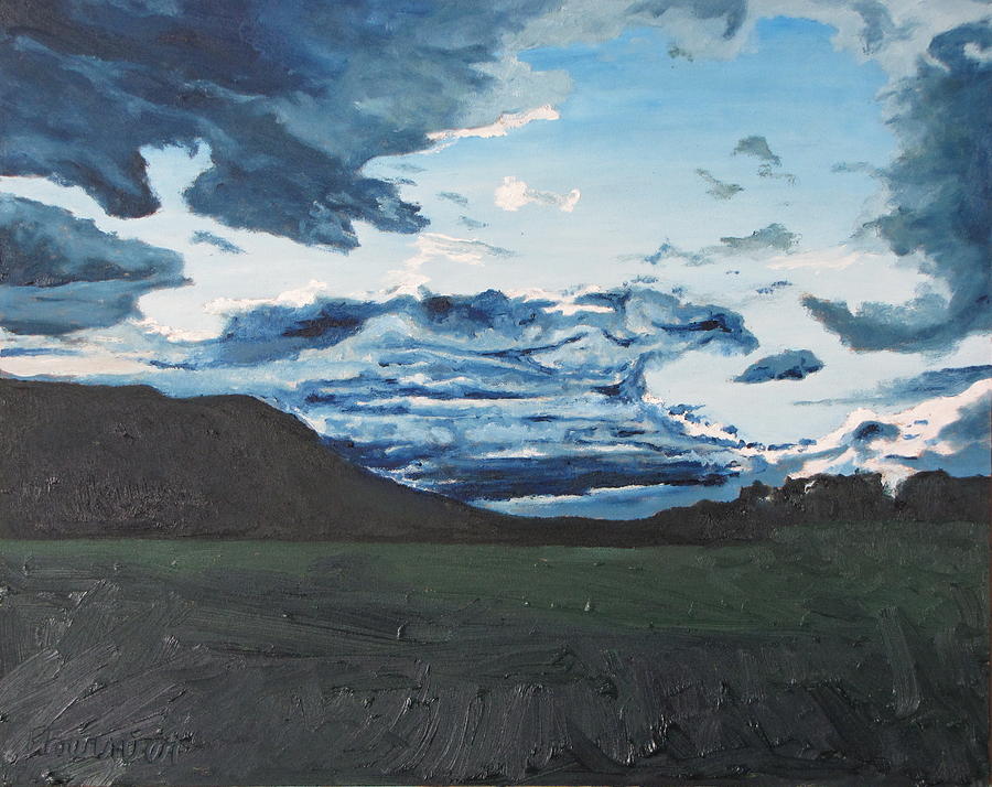 Impressionism Painting - Clearing Over Mnt Megantic by Francois Fournier