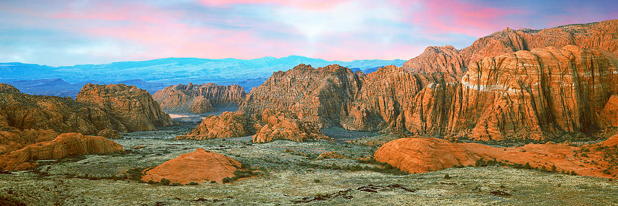 Cliffs In Snow Canyon State Park #1 Photograph by Panoramic Images